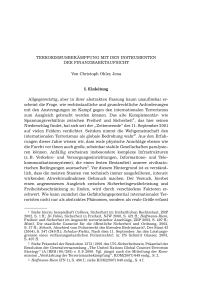 Terrorismusbekämpfung mit den Instrumenten der Finanzmarktaufsicht