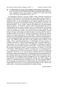 Caroline Köhler/Franziska Menzel/Rüdiger Otto/Michael Schlott (Hg.): Johann Christoph Gottsched. Briefwechsel unter Einschluß des Briefwechsels von Luise Adelgunde Victorie Gottsched, Bd. 15: Oktober 1749 – Mai 1750. LXXII,