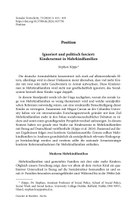 Ignoriert und politisch forciert: Kinderarmut in Mehrkindfamilien