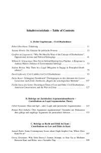 Inhaltsverzeichnis – Table of Contents