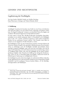 Legalisierung der Eizellabgabe