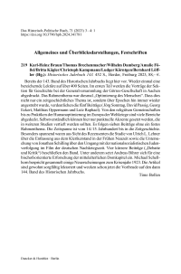 Karl-Heinz Braun/Thomas Brechenmacher/Wilhelm Damberg/Amalie Fößel/Britta Kägler/Christoph Kampmann/Ludger Körntgen/Bernhard Löffler (Hg.): Historisches Jahrbuch 143.
