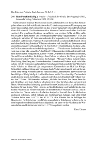 Hans Pleschinski (Hg.): Voltaire – Friedrich der Große. Briefwechsel.