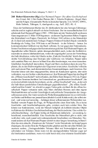 Hubert Kiesewetter (Hg.): Karl Raimund Popper: Die offene Gesellschaft und ihre Feinde. Bd. 1: Der Zauber Platons, Bd. 2.: Falsche Propheten – Hegel, Marx und die Folgen. (Gesammelte Werke in deutscher Sprache, 5, 6).