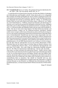 Yvonnik Denoël: Spione im Vatikan. Die geheimen Kriege der katholischen Kirche.
