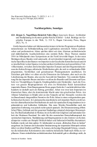 Jürgen G. Nagel/Hans-Heinrich Nolte (Hg.): Imperiales Bauen. Architektur und Stadtplanung im Kontext großer Reiche (Global – Lokal. Beiträge zur Geschichte Europas in der Welt, 1).