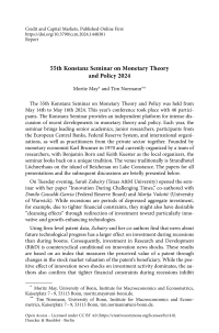55th Konstanz Seminar on Monetary Theory and Policy 2024