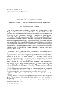 Legitimität und Mächtesystem