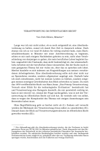 Verantwortung im öffentlichen Recht
