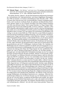 Melanie Wager: „Der Stürmer“ und seine Leser. Ein analoges antisemitisches Netzwerk. Zur Geschichte und Propagandawirkung eines nationalsozialistischen Massenmediums.