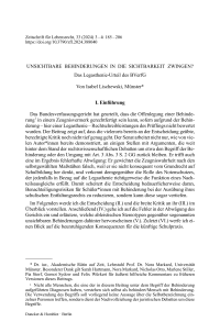 Unsichtbare Behinderungen in die Sichtbarkeit zwingen?