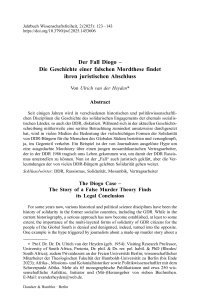 Der Fall Diogo – Die Geschichte einer falschen Mordthese findet ihren juristischen Abschluss