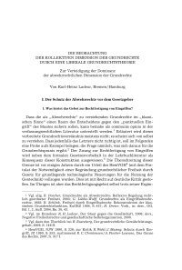 DIE BEOBACHTUNG DER KOLLEKTIVEN DIMENSION DER GRUNDRECHTE DURCH EINE LIBERALE GRUNDRECHTSTHEORIE. Zur Verteidigung der Dominanz der abwehrrechtlichen Dimension der Grundrechte