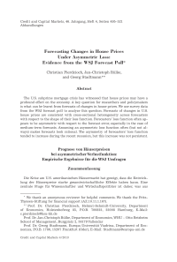Forecasting Changes in House Prices Under Asymmetric Loss: Evidence from the WSJ Forecast Poll