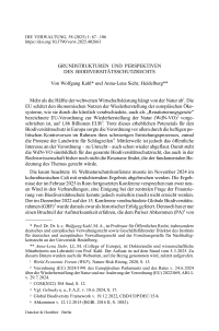 Grundstrukturen und Perspektiven des Biodiversitätsschutzrechts