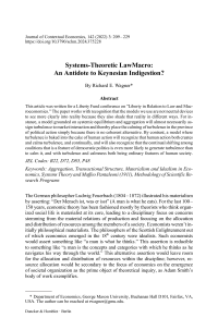Systems-Theoretic LawMacro: An Antidote to Keynesian Indigestion?