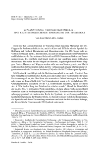 Supranationale Verfassungssymbolik – Eine rechtsvergleichende Einordnung der EU-Symbole