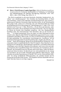 Dieter J. Hech/Eleonore Lappin-Eppel (Hg.): Jüdische Reaktionen auf die nationalsozialistische Verfolgung. Quellenedition zur Verfolgung, zur Vertreibung und Selbstbehauptung der jüdischen Bevölkerung Österreichs 1938 – 1941.