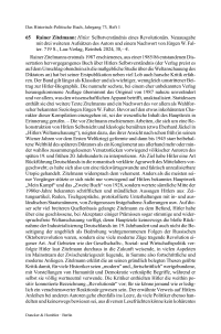 Rainer Zitelmann: Hitler. Selbstverständnis eines Revolutionärs. Neuausgabe mit drei weiteren Aufsätzen des Autors und einem Nachwort von Jürgen W. Falter.