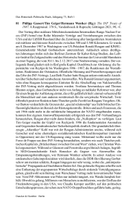 Philipp Gassert/Tim Geiger/Hermann Wentker (Hg.): The INF Treaty of 1987. A Reappraisal.