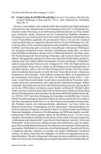 Frank-Lothar Kroll/Miloš Řezník (Hg.): Zweierlei Neuanfang. Das Ende des Zweiten Weltkriegs in West und Ost.