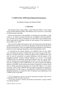 CAMPUS-File AFiD-Panel Industrial Enterprises
