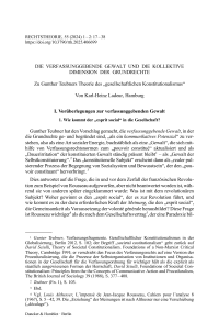 Die verfassunggebende Gewalt und die kollektive Dimension der Grundrechte