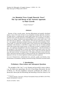 Are Botanical Trees Graph-Theoretic Trees? The Ups and Downs of the Network Approach to Plant Growth