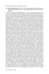 Mateusz Fałkowski: Witold Pilecki. Im Widerstand gegen Hitler und Stalin. Katalog zur Dauerausstellung.