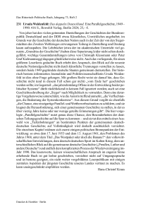 Ursula Weidenfeld: Das doppelte Deutschland. Eine Parallelgeschichte, 1949 – 1990.