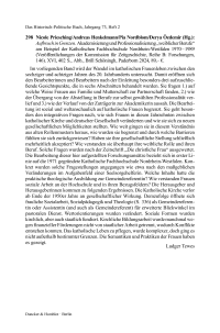 Nicole Priesching/Andreas Henkelmann/Pia Nordblom/Derya Özdemir (Hg.): Aufbruch in Grenzen. Akademisierung und Professionalisierung „weiblicher Berufe“ am Beispiel der Katholischen Fachhochschule Nordrhein-Westfalen 1970 – 1989 (Veröffentlichungen der Kom