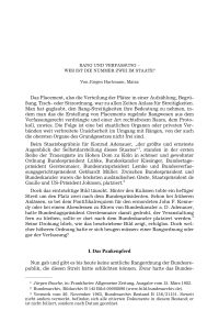 Rang und Verfassung – Wer ist die Nummer Zwei im Staate