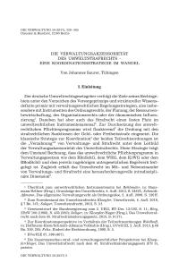 Die Verwaltungsakzessorietät des Umweltstrafrechts – Eine Koordinationsstrategie im Wandel