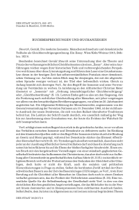 Buchbesprechungen und Buchanzeigen