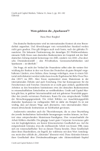 Wem gehören die "Sparkassen„?