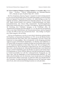 Kurt Grünberg / Wofgang Leuschner / Initiative 9. November (Hg.): Populismus
– Paranoia – Pogrom