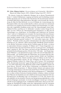 Erika Münster-Schröer: Hexenverfolgung und Kriminalität. Jülich-Kleve-Berg in der Frühen Neuzeit