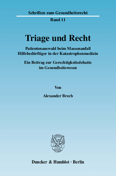 Triage und Recht Triage und Recht
