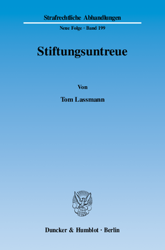 Stiftungsuntreue Stiftungsuntreue