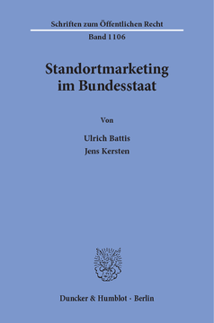 Standortmarketing im Bundesstaat Standortmarketing im Bundesstaat