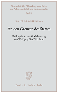 An den Grenzen des Staates An den Grenzen des Staates