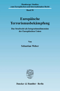 Europäische Terrorismusbekämpfung Europäische Terrorismusbekämpfung