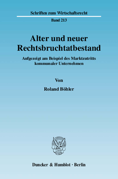 Alter und neuer Rechtsbruchtatbestand Alter und neuer Rechtsbruchtatbestand