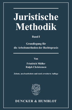 Juristische Methodik Juristische Methodik