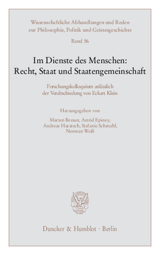Im Dienste des Menschen: Recht, Staat und Staatengemeinschaft Im Dienste des Menschen: Recht, Staat und Staatengemeinschaft