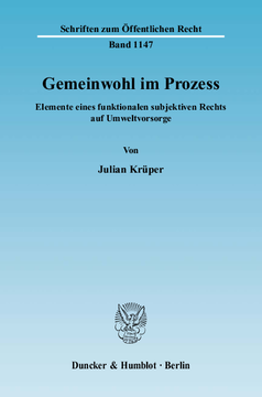 Gemeinwohl im Prozess Gemeinwohl im Prozess