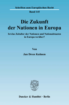 Die Zukunft der Nationen in Europa Die Zukunft der Nationen in Europa