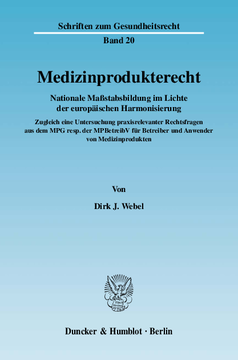 Medizinprodukterecht Medizinprodukterecht