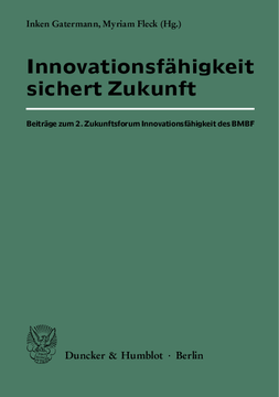 Innovationsfähigkeit sichert Zukunft Innovationsfähigkeit sichert Zukunft