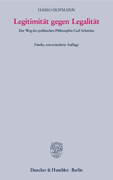 Legitimität gegen Legalität Legitimität gegen Legalität